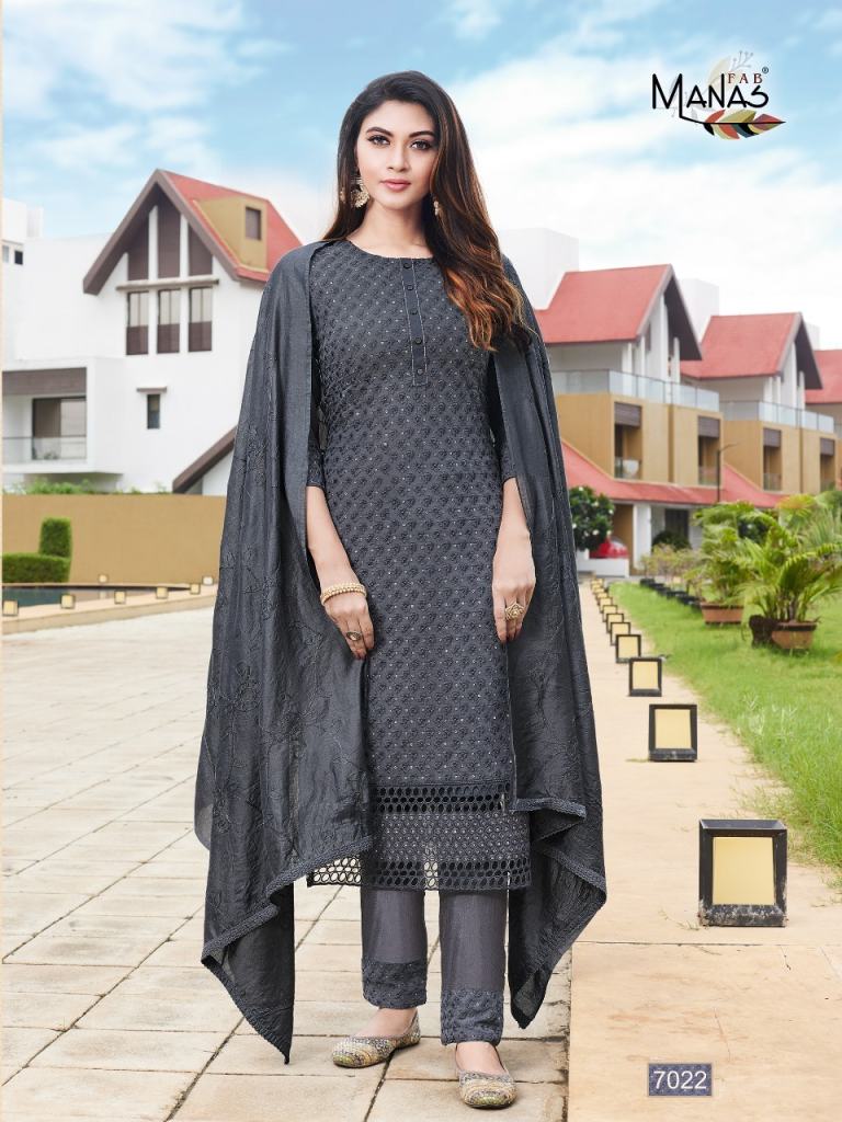 Manas Schiffli Vol 4 Georgette Wear Ready Made Catalog