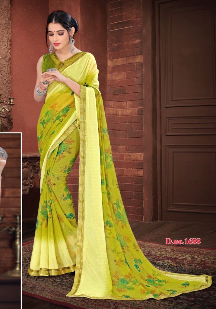 Methili Printed Wear Saree Catalog