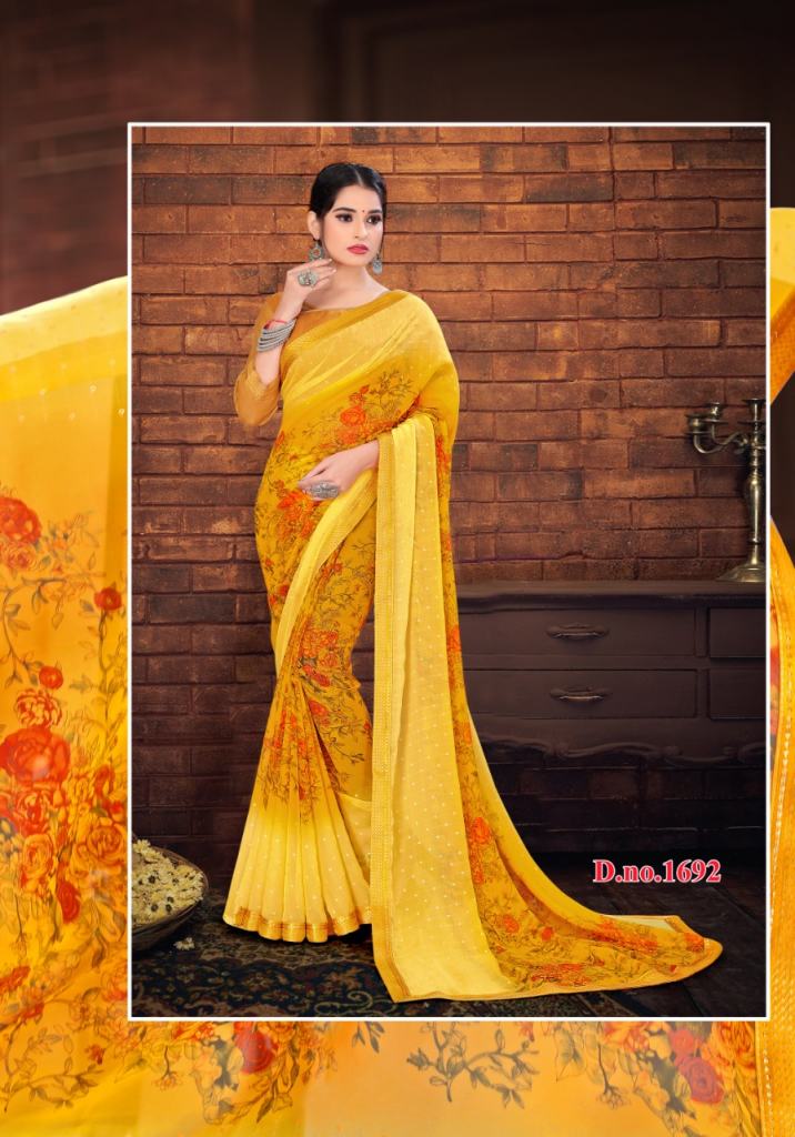 Methili Printed Wear Saree Catalog