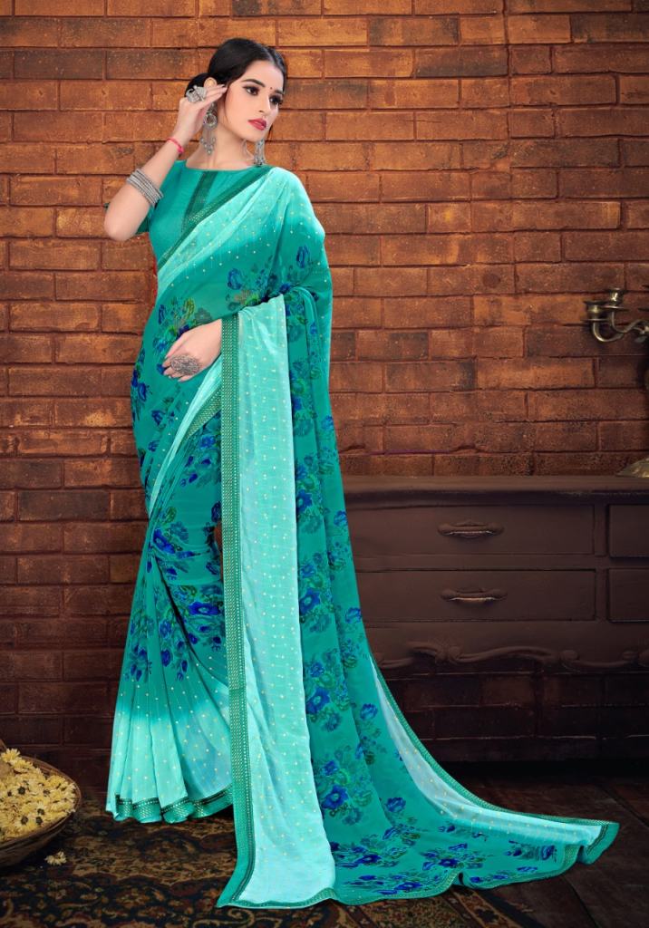 Methili Printed Wear Saree Catalog