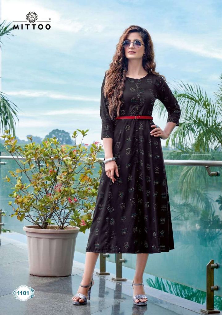 Mittoo Fashion Belt Vol 6 Rayon Print Wholesale Kurtis Catalog