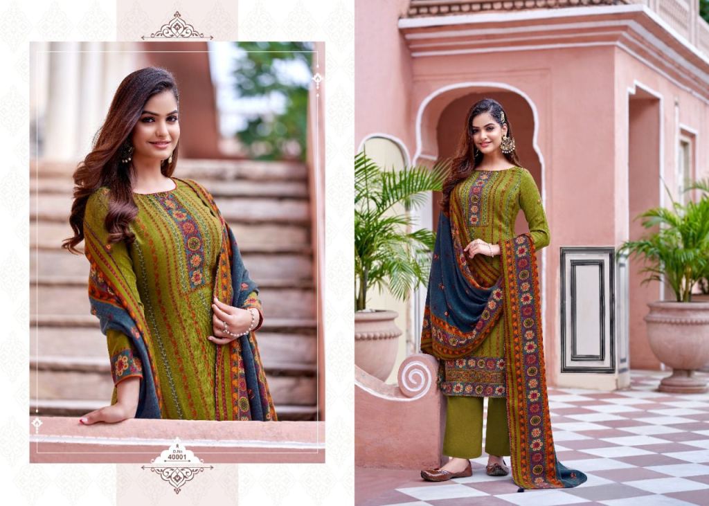Noor Winter Pashmina Dress Material Catalog