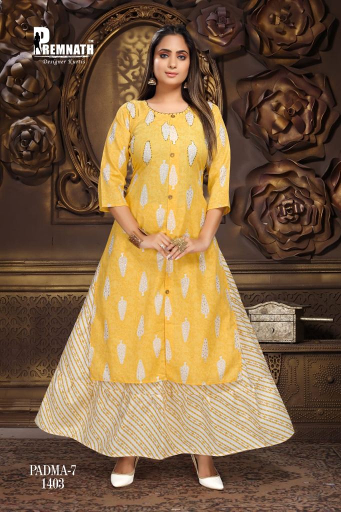 Shop Now Yellow Leheriya Skirt Set - ADIRICHA