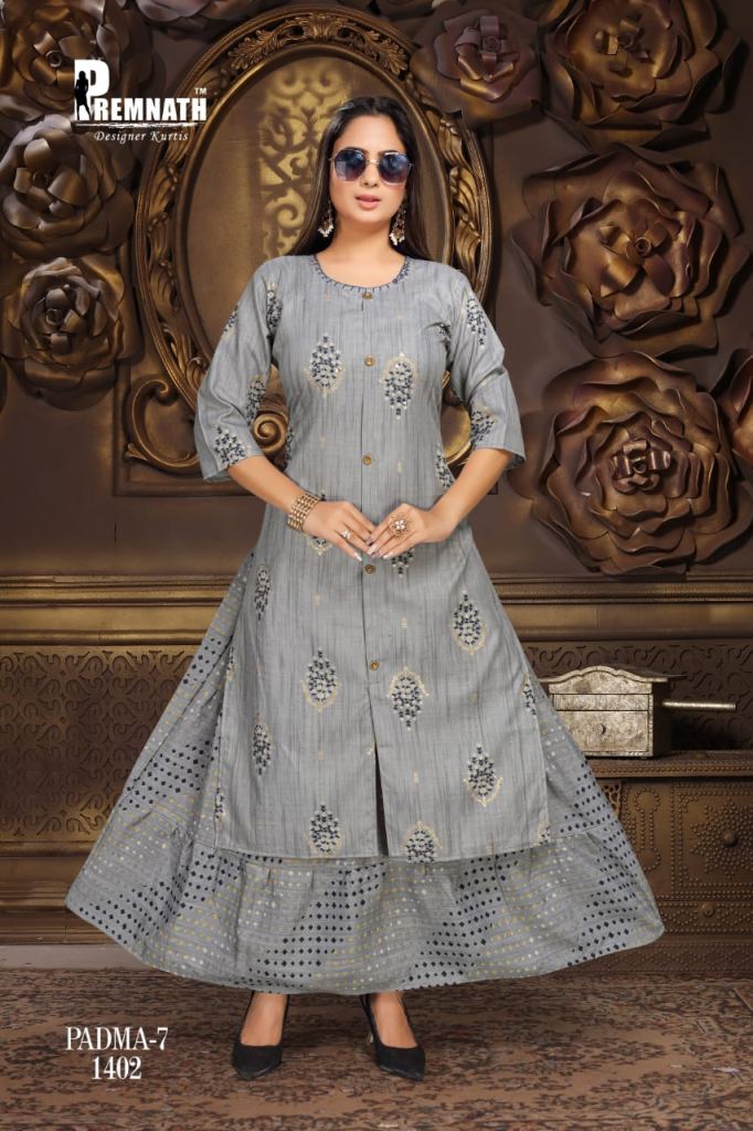 Buy Punjabi Designer Anarkali Kurti Dupatta Set for Women  Girls Online in  India  Etsy