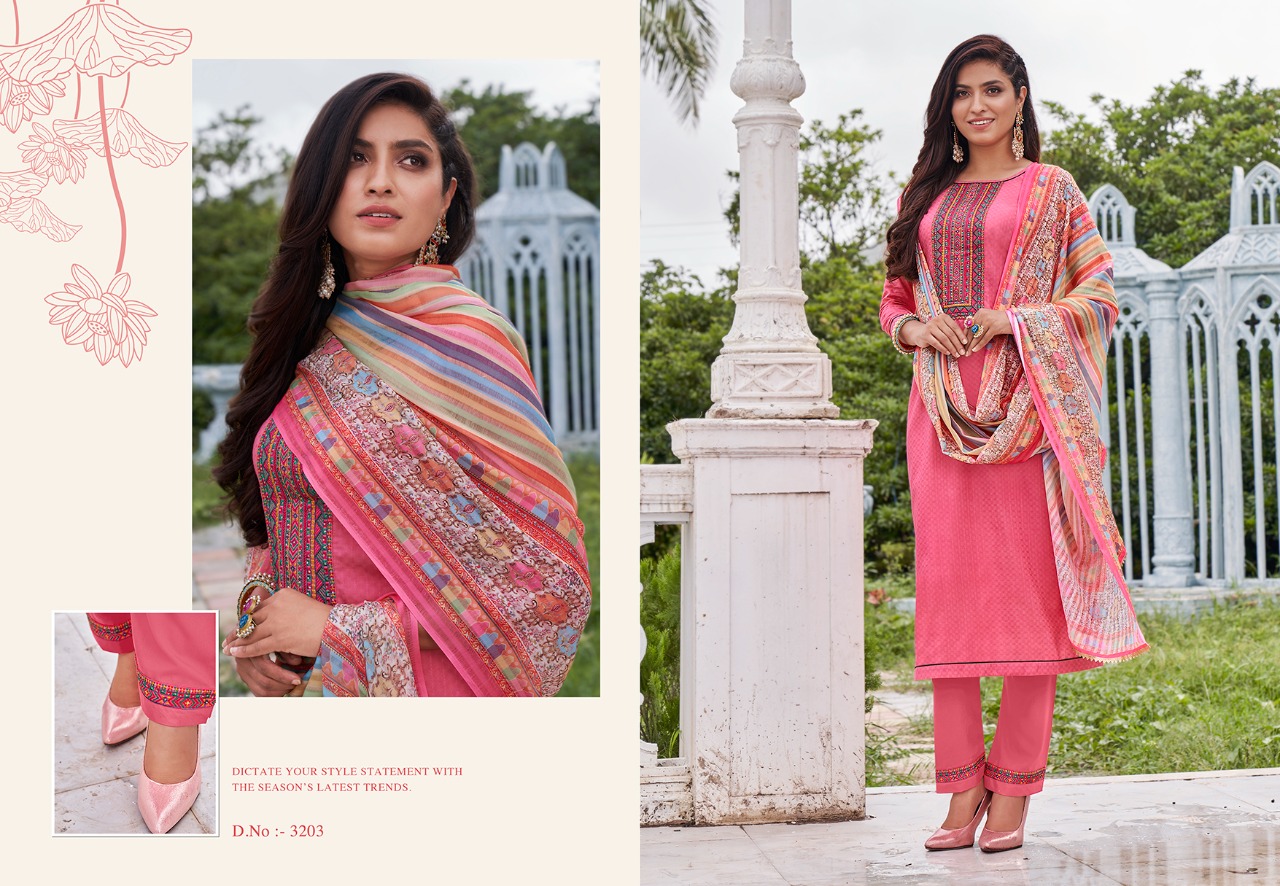 Rangoon Aagman Silk Designer Festive Wear Dress Material  Catalog