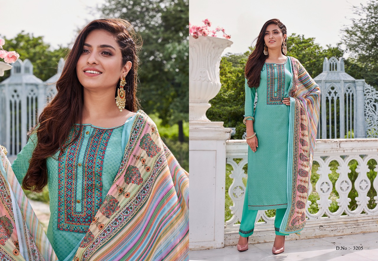 Rangoon Aagman Silk Designer Festive Wear Dress Material  Catalog