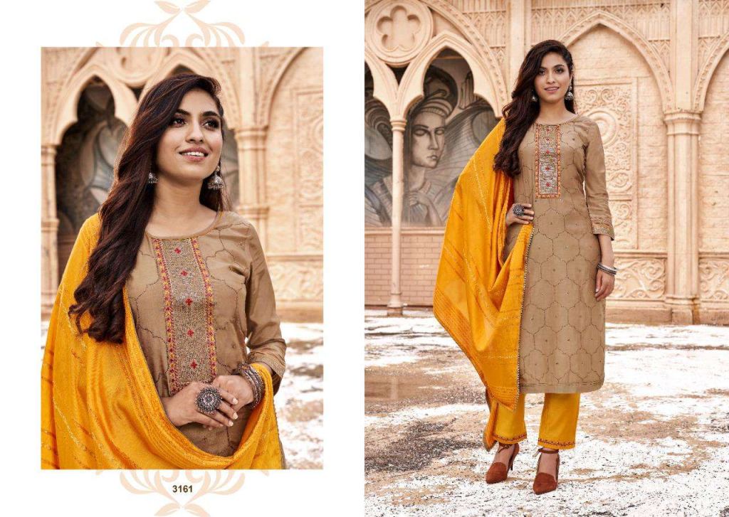 Rangoon Lotus Pure Viscose With Leriya With Work Readymade Catalog