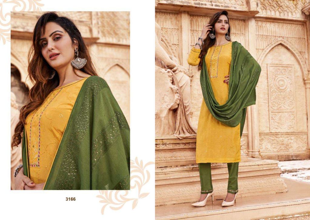 Rangoon Lotus Pure Viscose With Leriya With Work Readymade Catalog