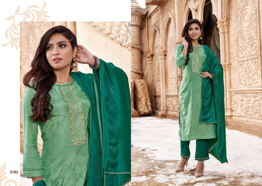 Rangoon Lotus Pure Viscose With Leriya With Work Readymade Catalog