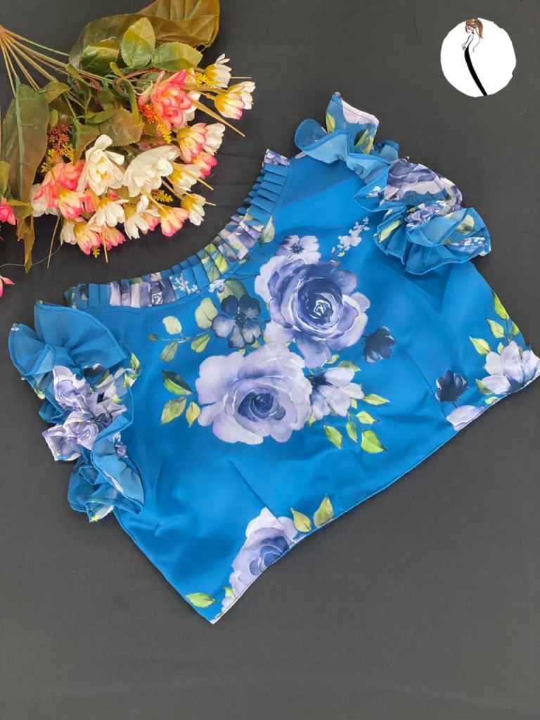 Rich Print Designer Low Price Blouses For Women