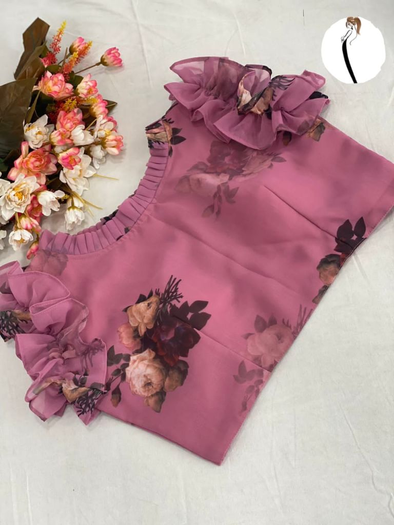 Rich Print Designer Low Price Blouses For Women