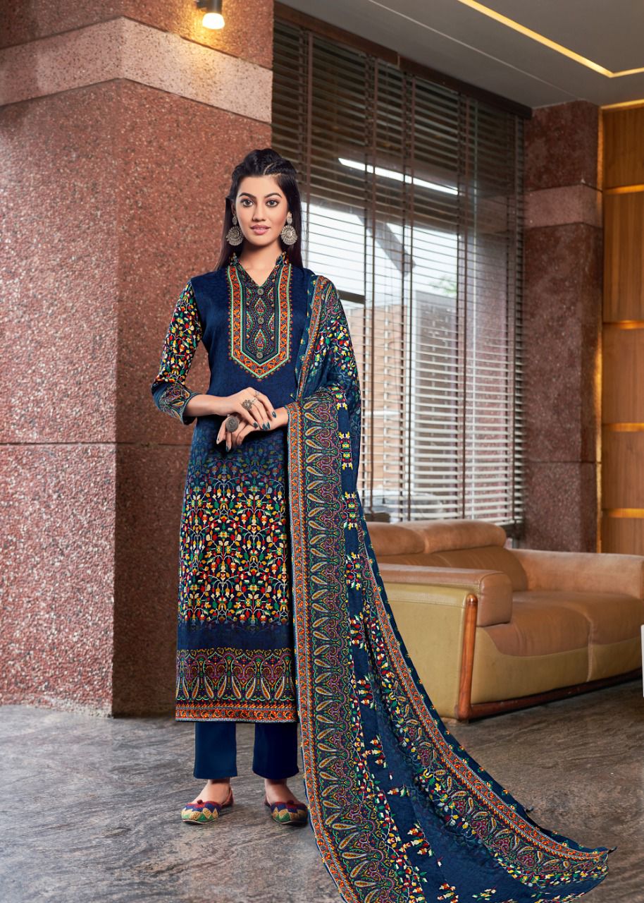 Roli Moli Kalki Vol 3 Printed Pashmina Dress Material Catalog