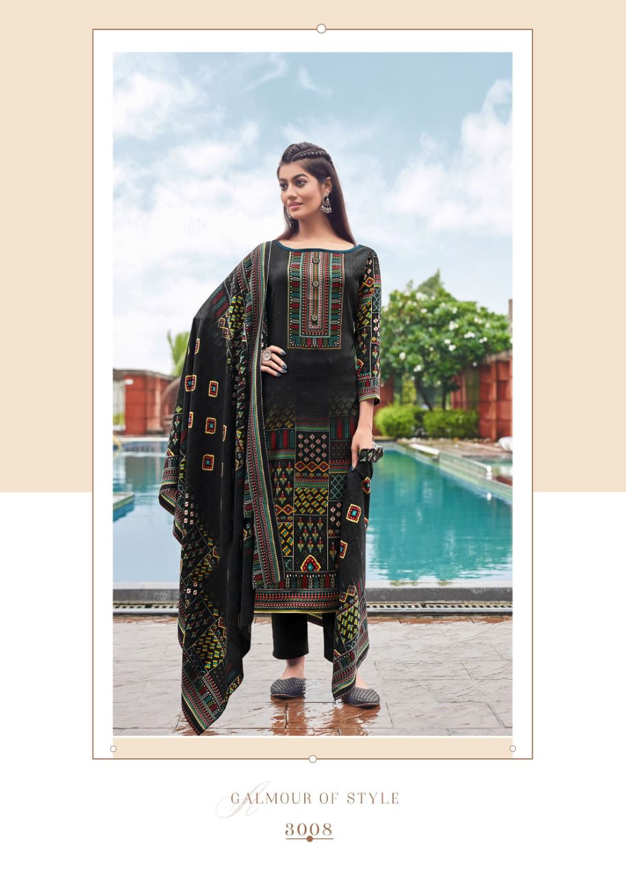 Roli Moli Kalki Vol 3 Printed Pashmina Dress Material Catalog