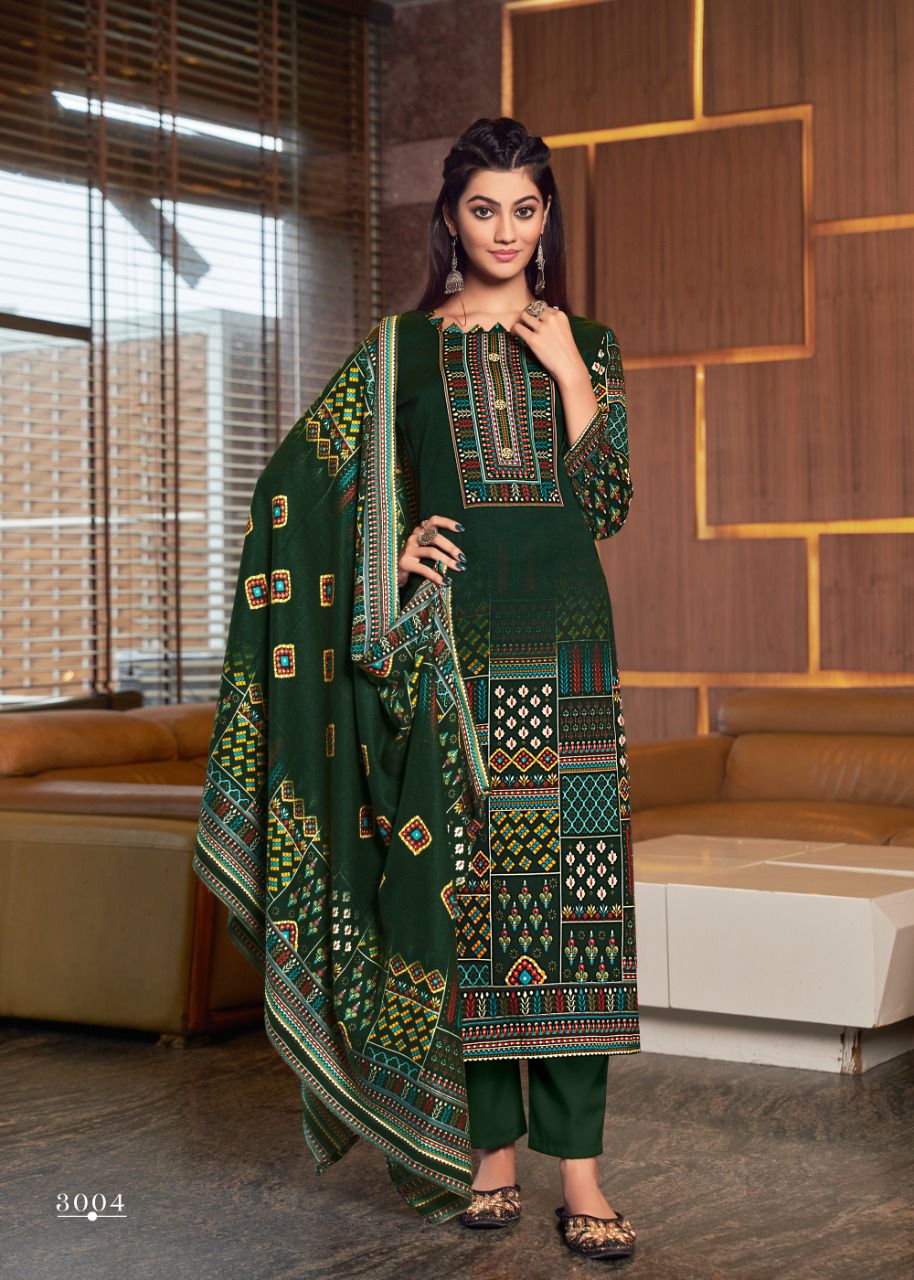 Roli Moli Kalki Vol 3 Printed Pashmina Dress Material Catalog