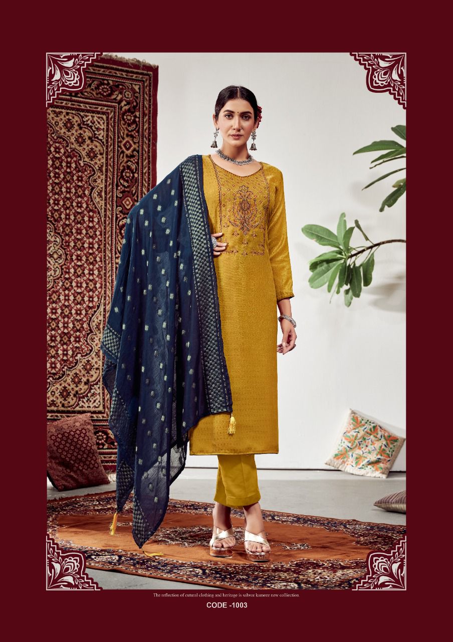 Roli Moli Lahja  Winter Wear Pashmina Dress Material Catalog