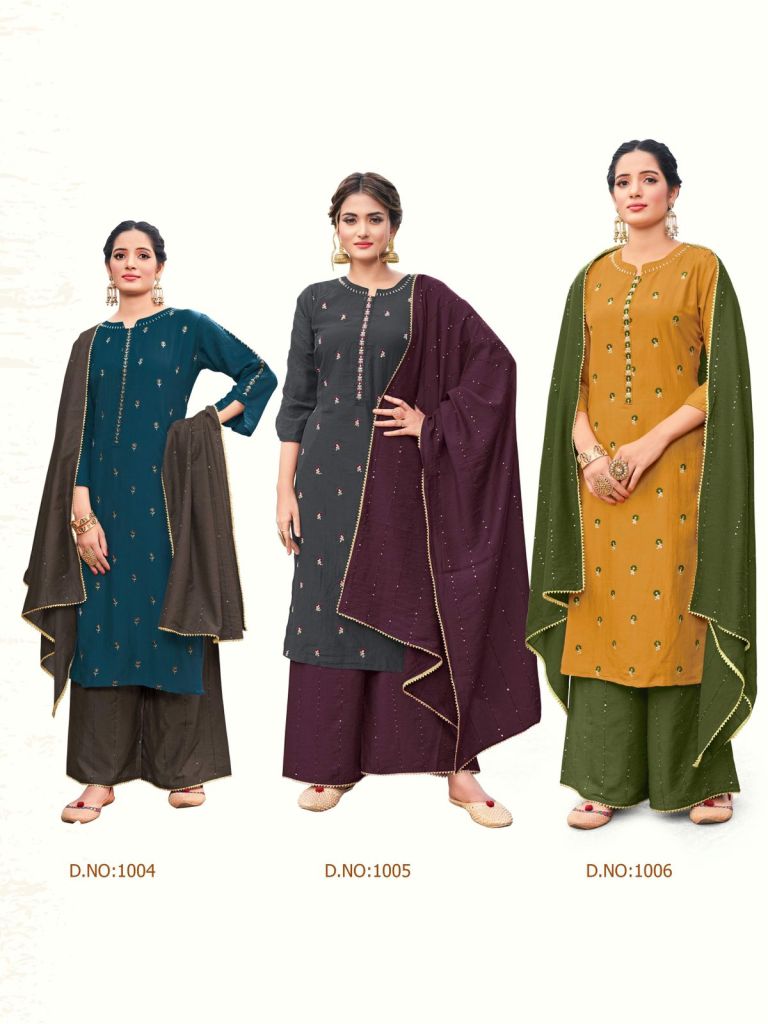 Rt Surili Vol 2 Designer Kurti With Plazzo And Dupatta Catalog