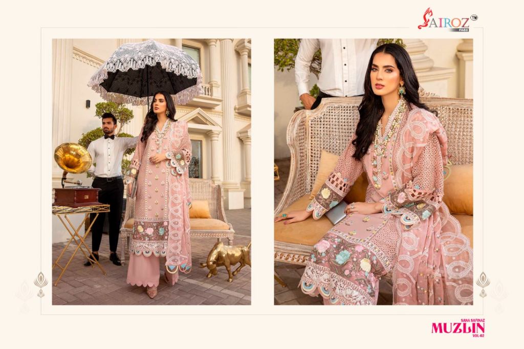 Sairoz Sana Safinaz Muzlin Vol 2 Pashmina Dress Catalog