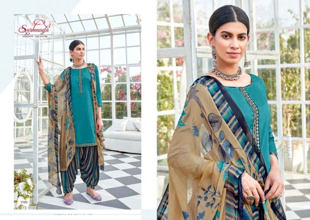 Sarmaaya Heer Patiyala Exclusive Patiyala Cotton Dress Material Catalog