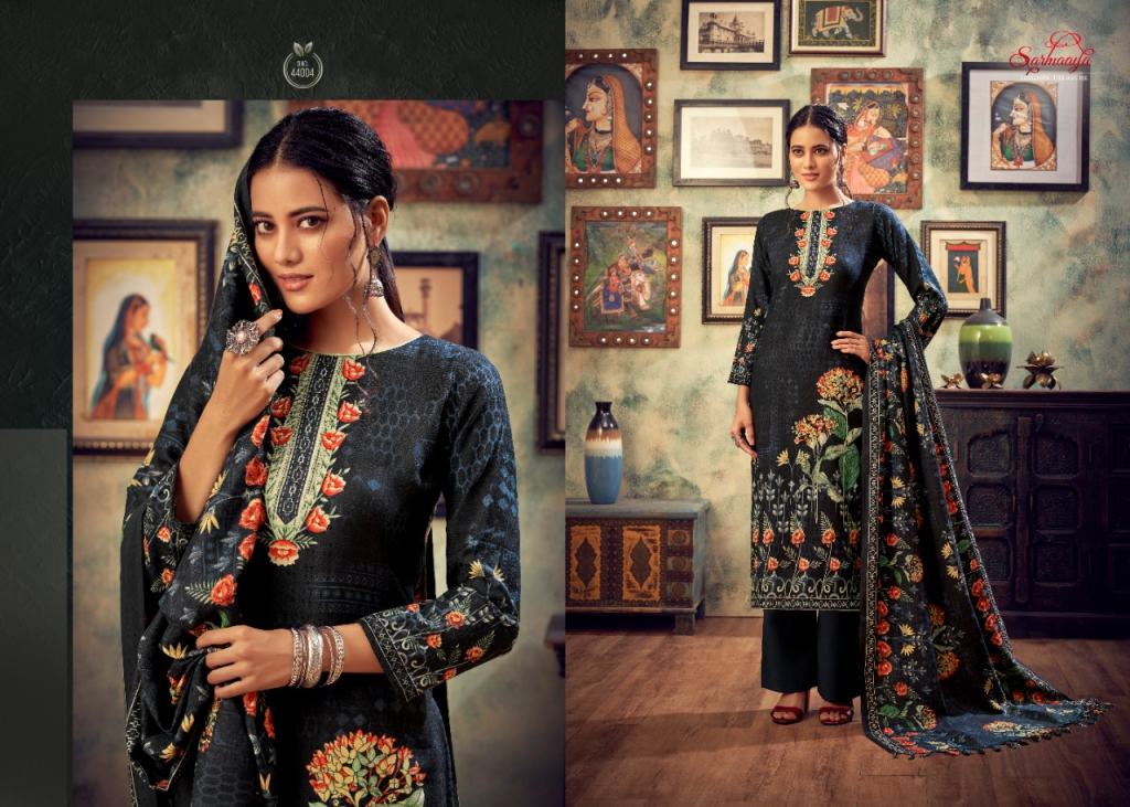 Sarmaaya Noori Premium Print Pashmina Dress Material