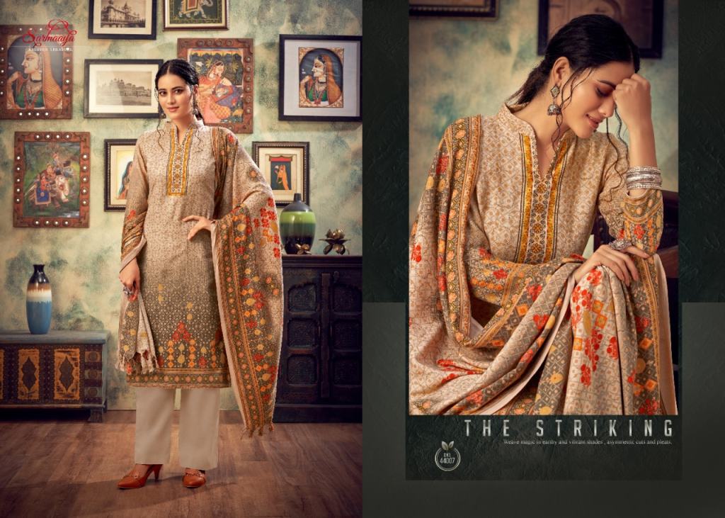 Sarmaaya Noori Premium Print Pashmina Dress Material