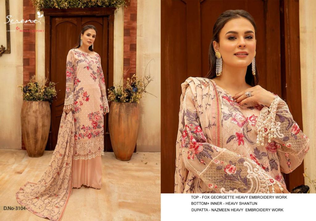Serene Adan Libas Vol 2 Georgette Wear Pakistani Salwar Suits Catalog