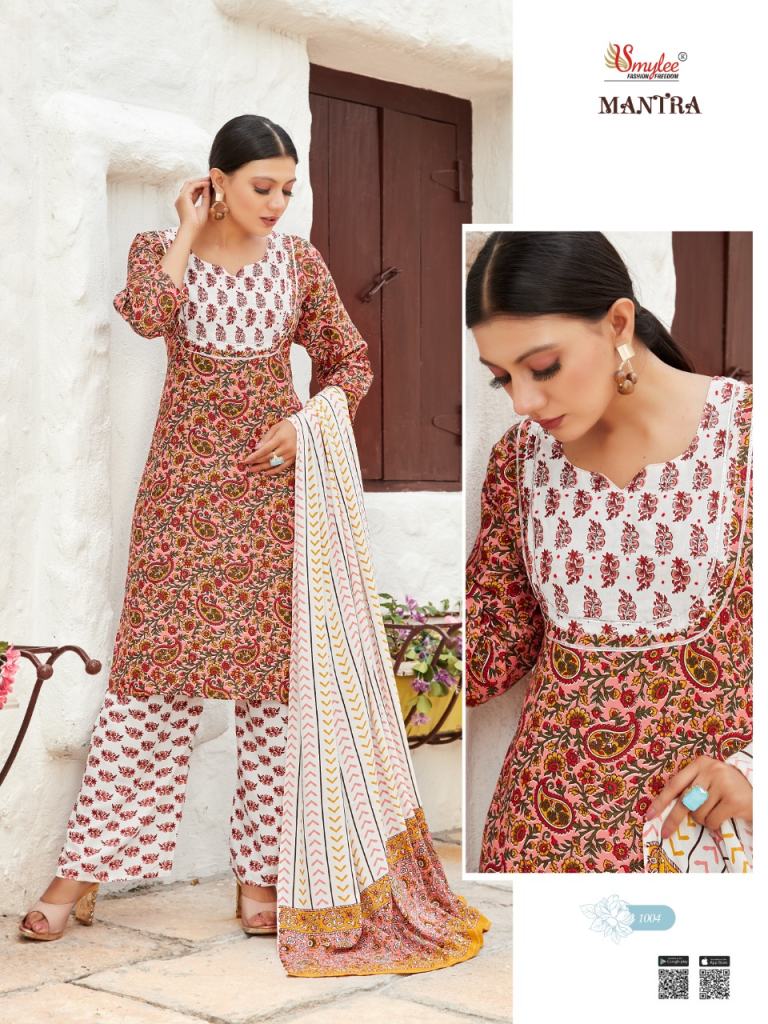 Smylee Mantra Rayon Designer Printed Readymade Catalog