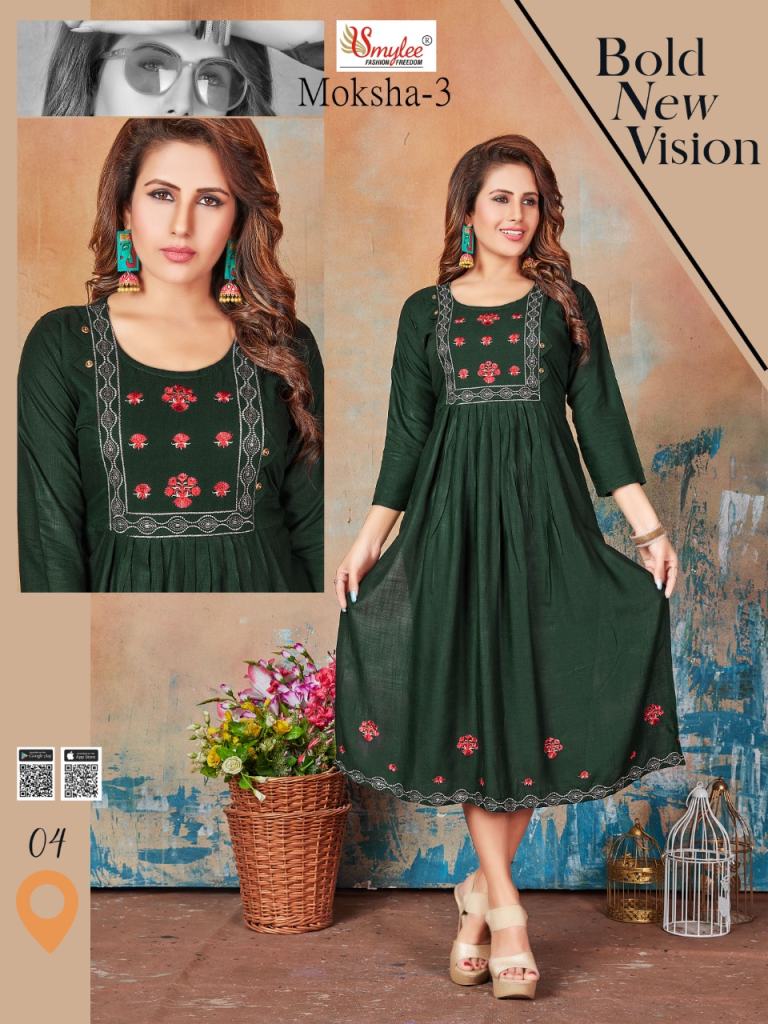Smylee Moksha Vol 3 Buy Anarkali Kurtis Best Rate