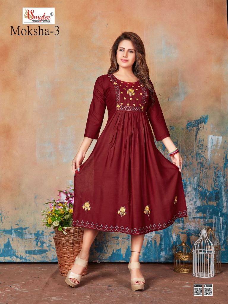 Smylee Moksha Vol 3 Buy Anarkali Kurtis Best Rate