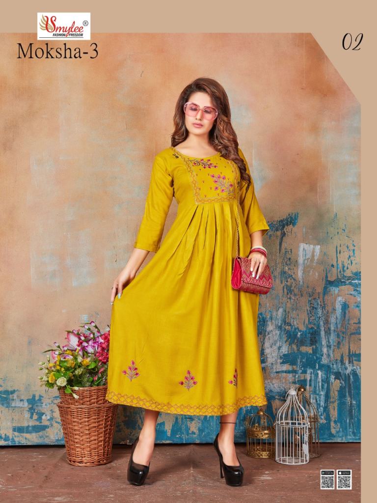 Smylee Moksha Vol 3 Buy Anarkali Kurtis Best Rate