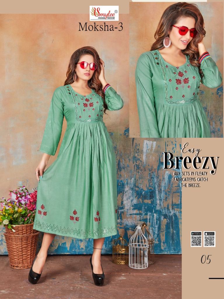 Smylee Moksha Vol 3 Buy Anarkali Kurtis Best Rate