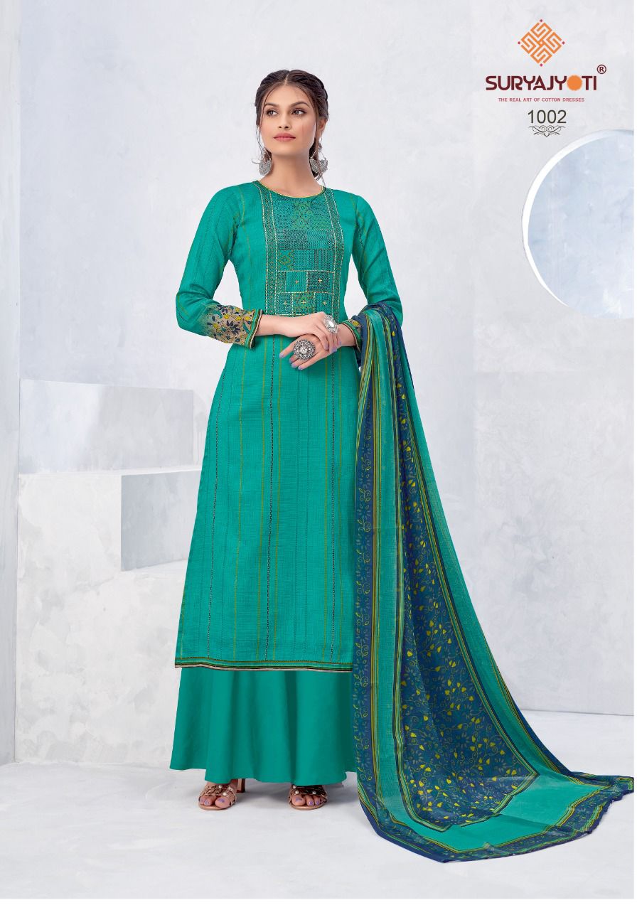 Suryajyoti Nirosha Vol 1 Designer Dress Material Shop Catalog