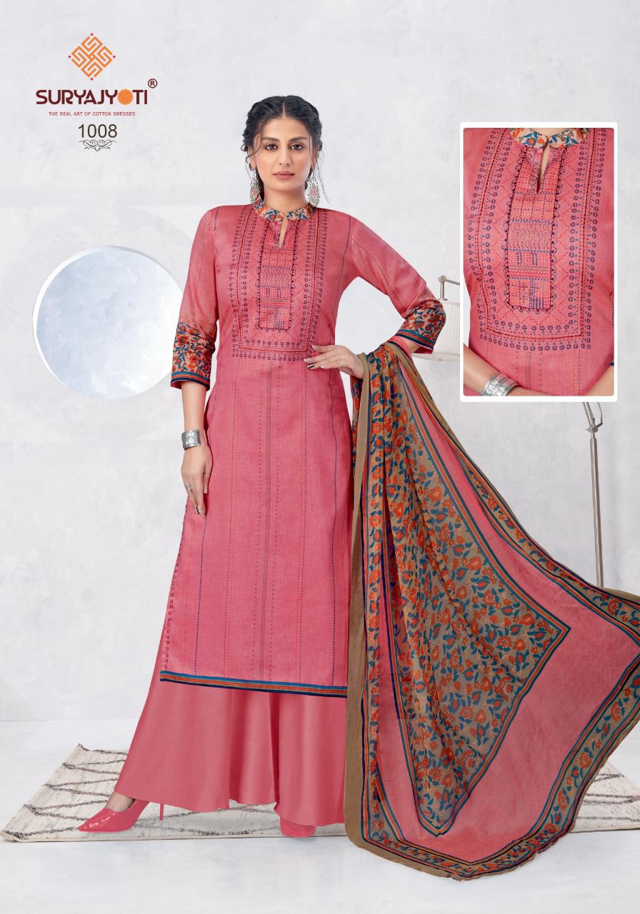 Suryajyoti Nirosha Vol 1 Designer Dress Material Shop Catalog