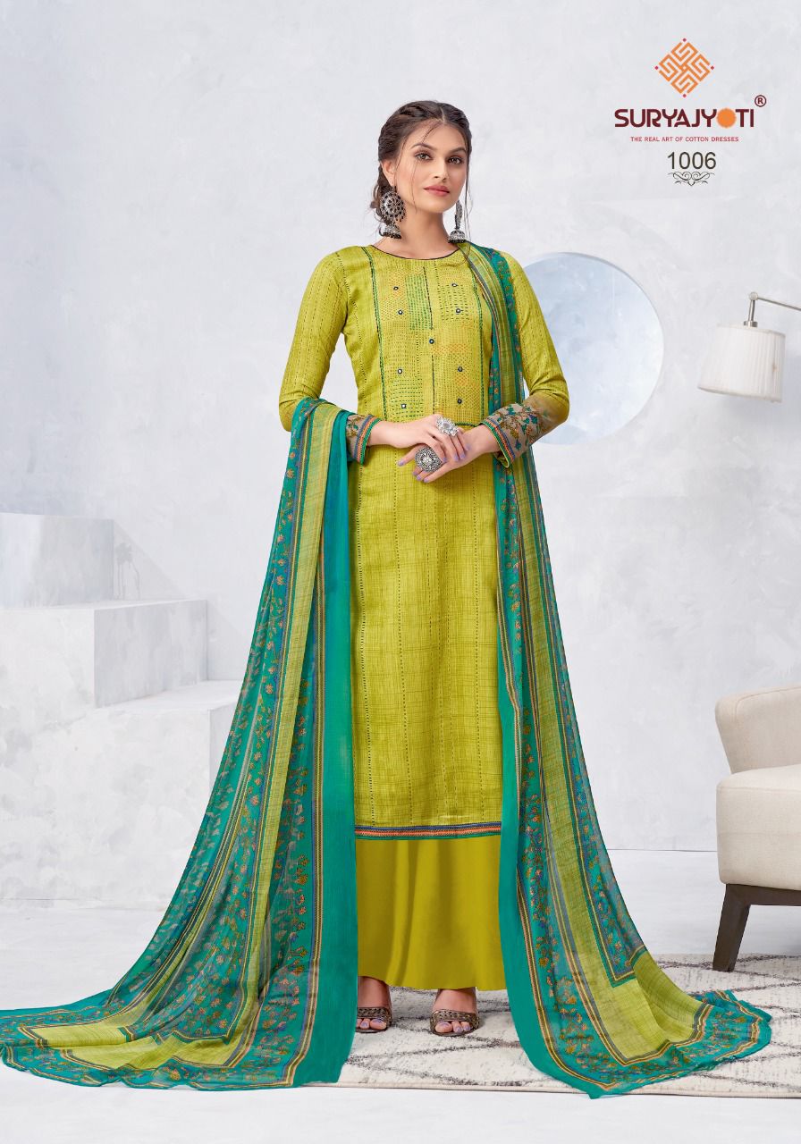 Suryajyoti Nirosha Vol 1 Designer Dress Material Shop Catalog