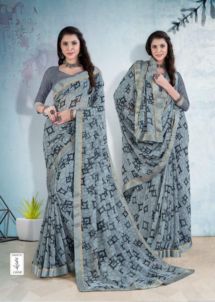 Swastik Deep Mala Daily Wear Wholesale Sarees Catalog