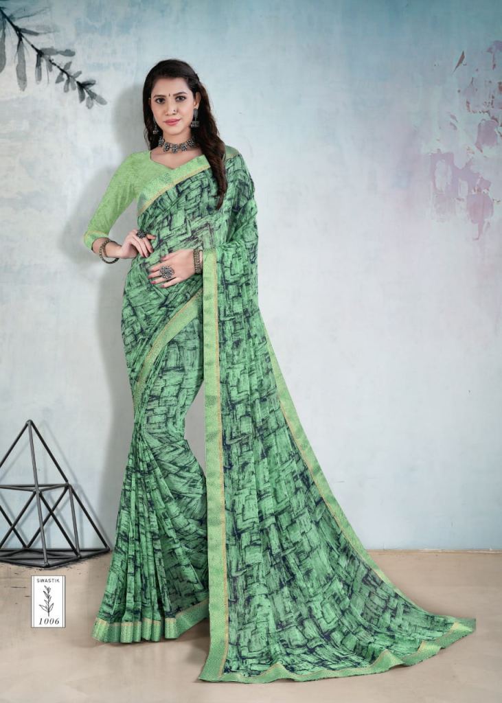 Swastik Deep Mala Daily Wear Wholesale Sarees Catalog