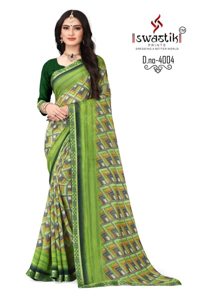 Swastik Laila Vol 1 Casual Wear Printed Sarees Catalog
