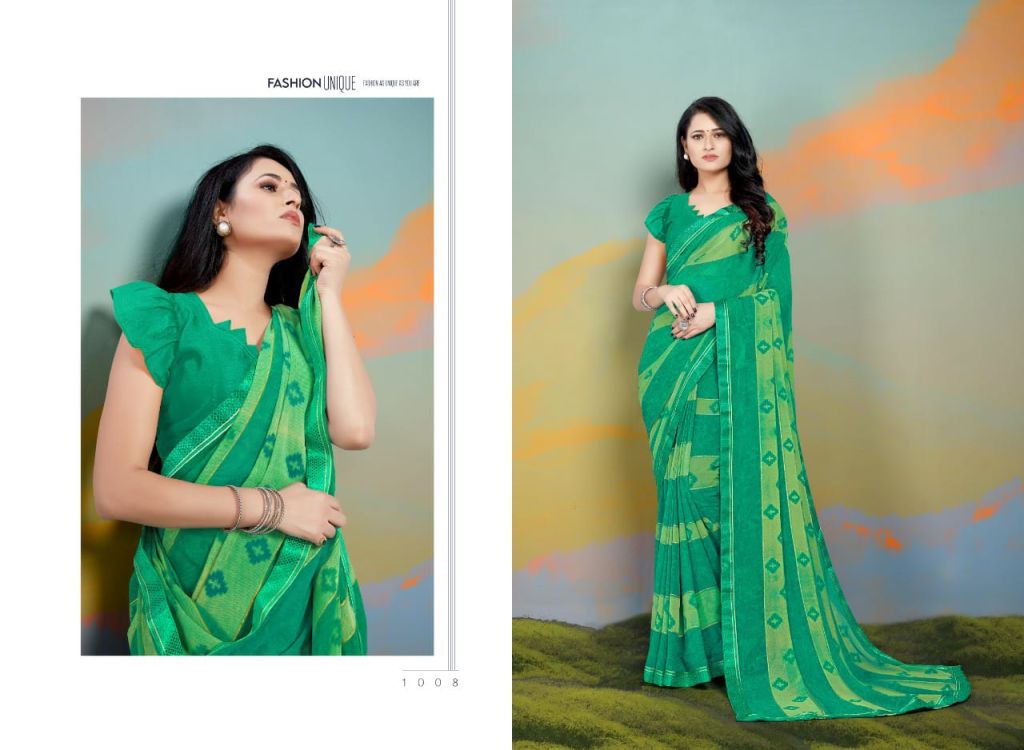 Swastik Maang Tika Casual Wear Sarees Catalog