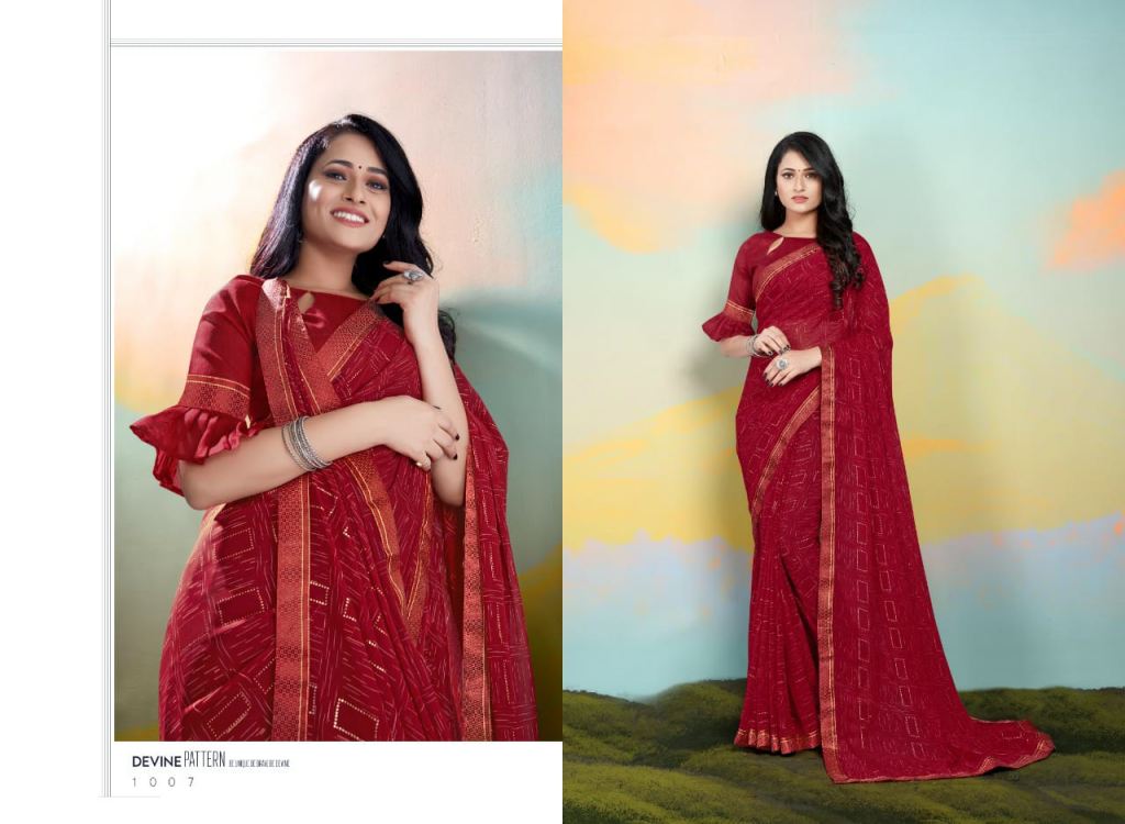 Swastik Maang Tika Casual Wear Sarees Catalog