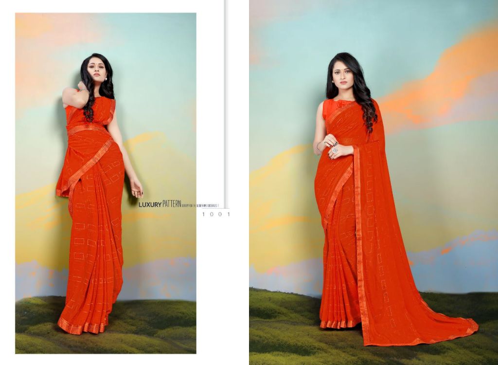 Swastik Maang Tika Casual Wear Sarees Catalog