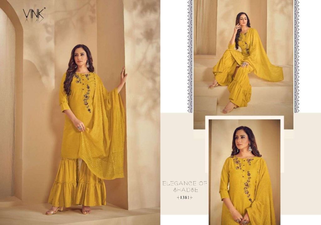 Vink Violin Vol 2 Silk Kurtis With Bottom And Dupatta Catalog