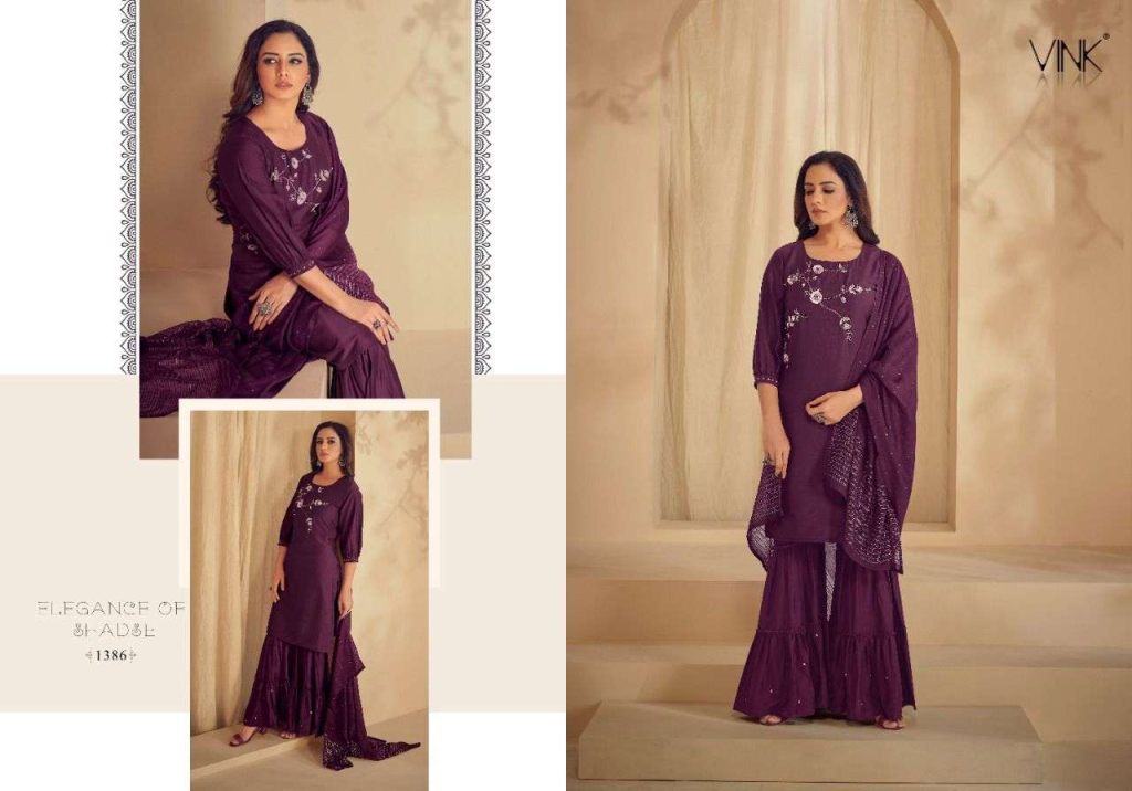 Vink Violin Vol 2 Silk Kurtis With Bottom And Dupatta Catalog