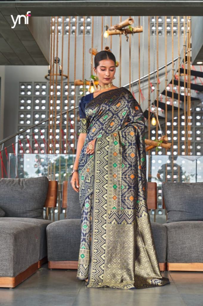 Ynf Akhand Occasion Wear Poly Silk Wholesale Saree Catalog