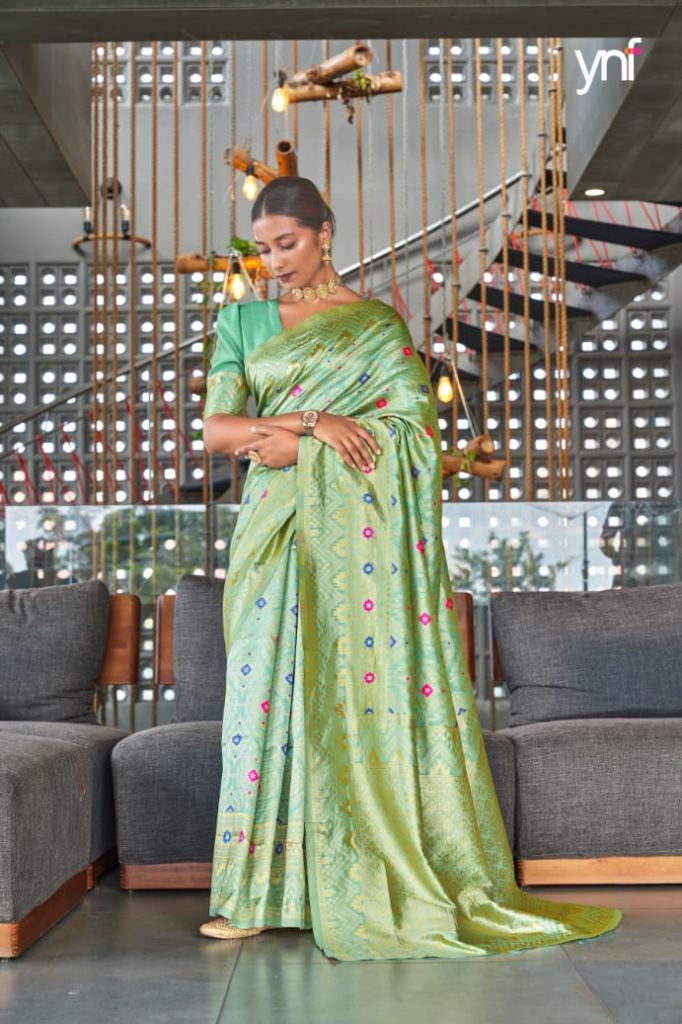 Ynf Akhand Occasion Wear Poly Silk Wholesale Saree Catalog