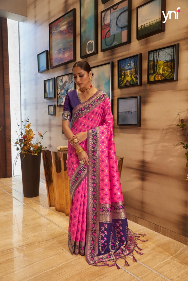 Ynf Zari Banaras Occasion Wear Art Silk Saree Catalog
