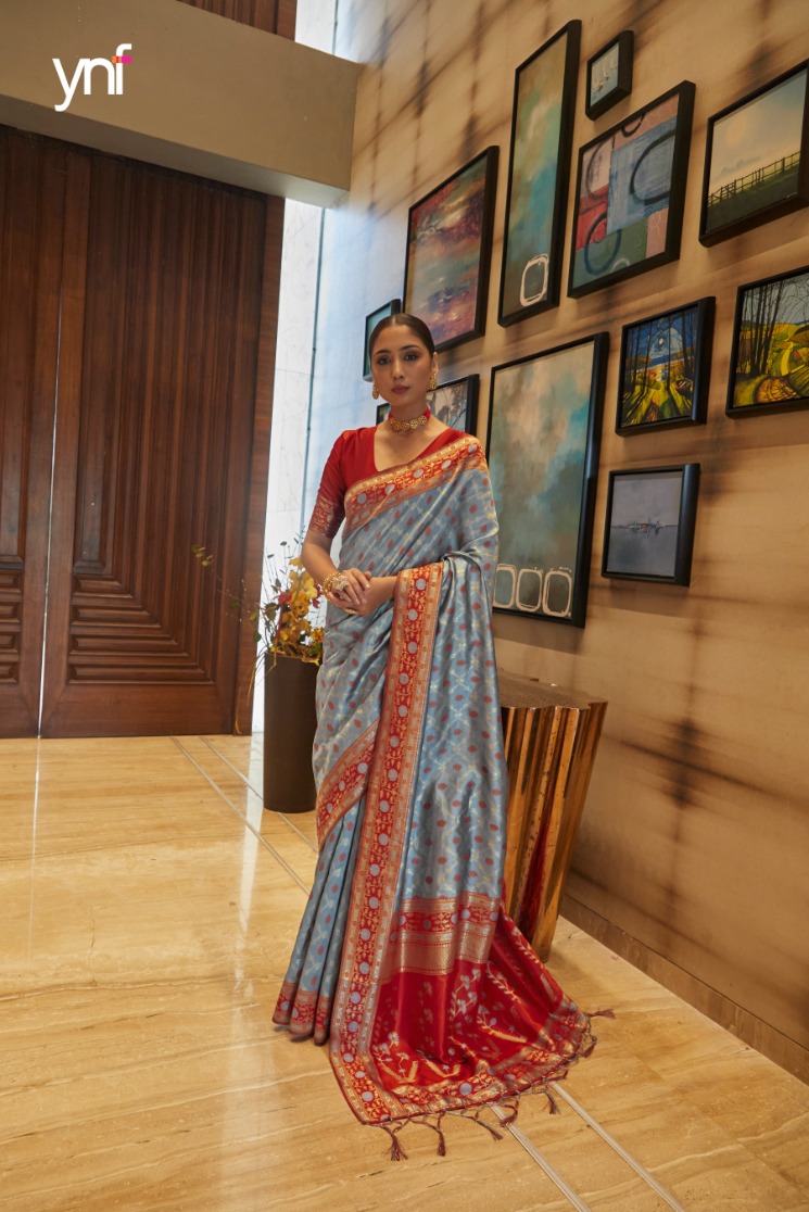 Ynf Zari Banaras Occasion Wear Art Silk Saree Catalog