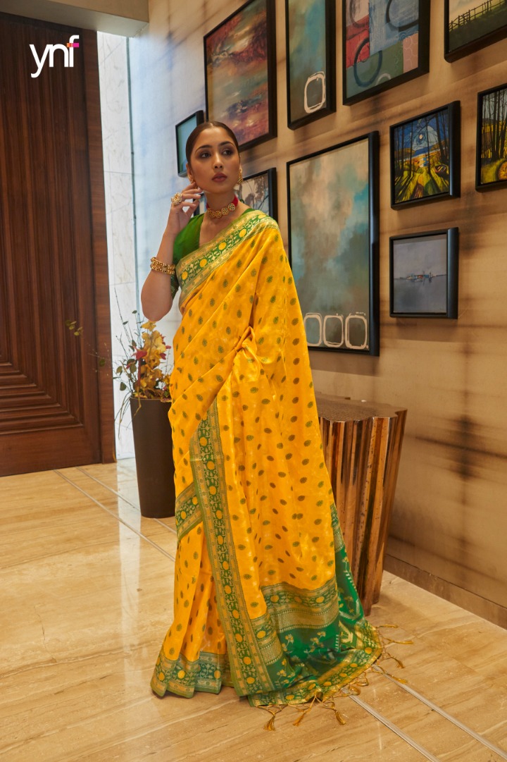 Ynf Zari Banaras Occasion Wear Art Silk Saree Catalog