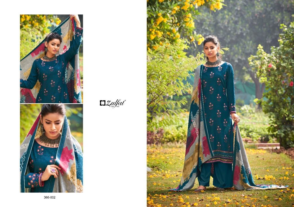 Zulfat Miraya Designer Winter Wear Low Rate Pashmina Catalog