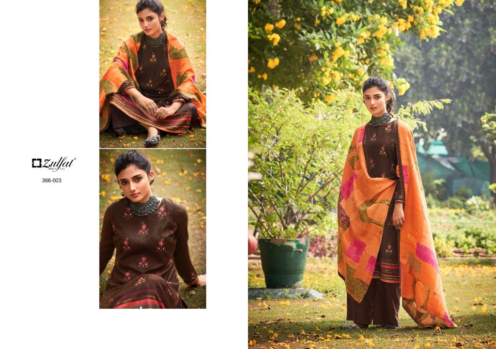 Zulfat Miraya Designer Winter Wear Low Rate Pashmina Catalog
