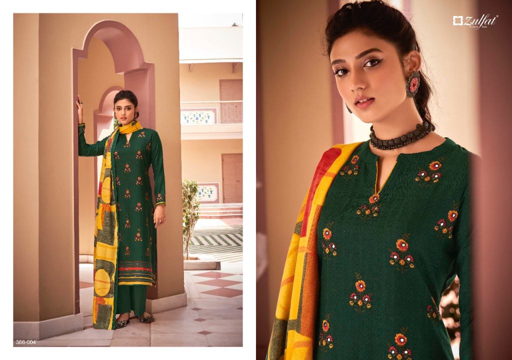 Zulfat Miraya Designer Winter Wear Low Rate Pashmina Catalog