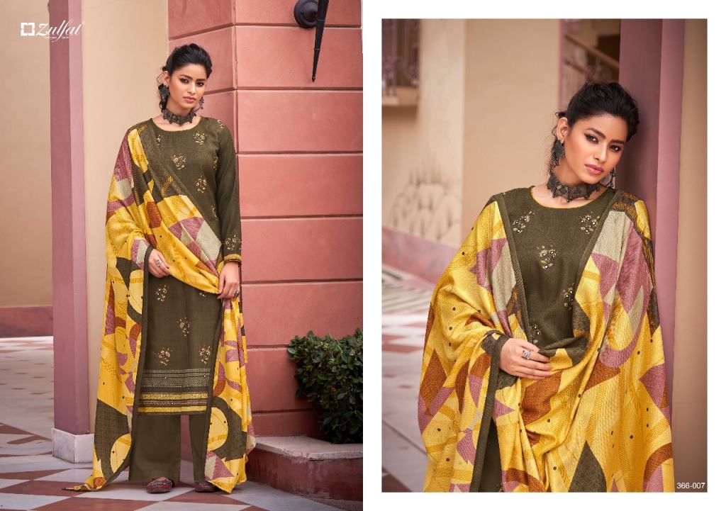 Zulfat Miraya Designer Winter Wear Low Rate Pashmina Catalog